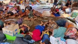 တိုက်ပွဲတွေကြောင့် ညောင်လေးပင်မှာ ဒေသခံရာချီ တိမ်းရှောင်
