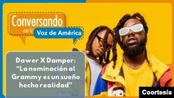 El dúo musical Dawer X Damper nace de uno de los lugares con más problemas sociales en el occidente colombiano, sin embargo su talento y persistencia han hecho que puedan celebrar su primera nominación a los Grammy Latinos con una gira por escenarios de México, España y EEUU.