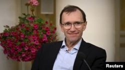 FILE - Norwegian Foreign Minister Espen Barth Eide is pictured at the annual Kultaranta Talks session on foreign and security policy at the Presidential Palace in Helsinki, Finland, June 13, 2024. (Lehtikuva via Reuters)