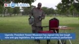 VOA60 Africa - Uganda's President Signs into Law Tough Anti-Gay Legislation