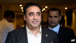 Pakistani Foreign Minister Bilawal Bhutto Zardari leaves after attending the Shanghai Cooperation Organization's foreign ministers meeting, in Goa, India, May 5, 2023.