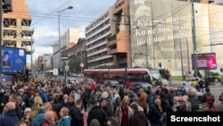 Protest podrške smenjenim tužiteljkama u Beogradu