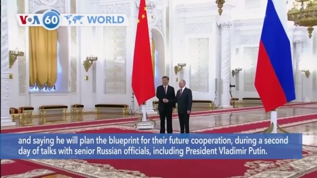 Chinese leader Xi, Russian President Putin hold second day of talks in Moscow