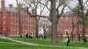 FILE — A coalition of 34 student organizations at Harvard University, photographed here on April 27, 2022, said Israel was "the only one to blame" for the unfolding violence in the Middle East. The statements drew a rebuke from some alumni and academic leaders.