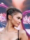 Zendaya, a cast member in 'Challengers,' poses at the premiere of the film at the Regency Village Theatre, April 16, 2024, in Los Angeles.