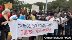 Manifestação em Luanda, Angola, 17 Junho 2023