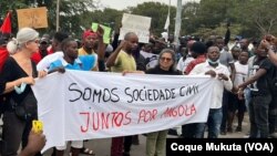 Manifestação em Luanda, Angola, 17 Junho 2023