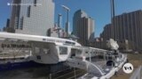 'Green' energy observer vessel docked in NYC for Earth Day

