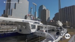 'Green' energy observer vessel docked in NYC for Earth Day
