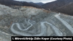 塞尔维亚，博尔--中国公司塞尔维亚紫金铜业拥有的矿山（2024年2月14日）