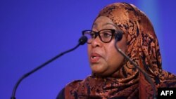 La présidente tanzanienne Samia Suluhu Hassan.