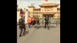 支持西藏示威者抗议中国外长访澳