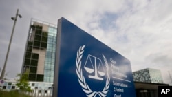 FILE - Exterior view of the International Criminal Court, or ICC, in The Hague, Netherlands, Apr. 30, 2024. 