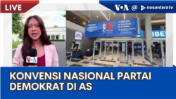 Laporan VOA untuk NTV: Konvensi Nasional Partai Demokrat di Amerika Serikat