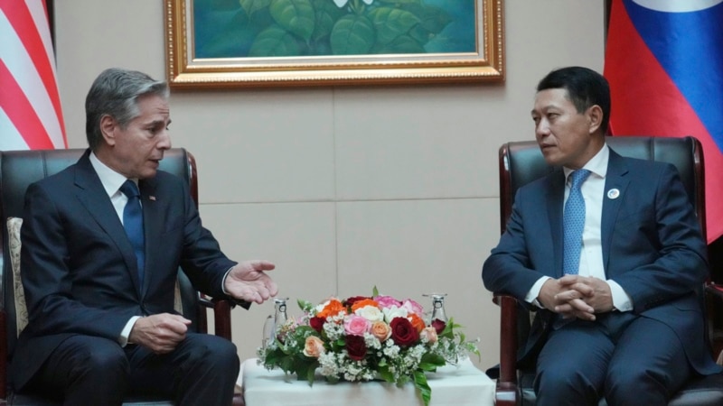 Blinken arrives in Laos, set for talks with Chinese foreign minister