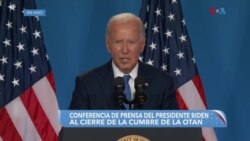 Biden dice que la "economía está creciendo" bajo su gobierno