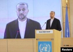 سخنرانی حسین امیرعبداللهیان، وزیر امور خارجه ایران، در پنجاه و دومین نشست شورای حقوق بشر سازمان ملل متحد در ژنو