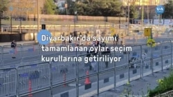 Diyarbakır'da sayımı tamamlanan oylar seçim kurullarına getiriliyor