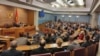 Sjednica Skupštine Crne Gore na kojoj su izabrane sudije Ustavnog suda (Foto: RFE/RL/Aleksandar Ljumović)