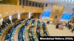 Members of Parliament at the Parliament building