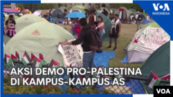 Gelombang Demo Pro-Palestina di Kampus-Kampus AS