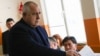 Boyko Borissov, former Bulgarian prime minister and leader of center-right GERB party, casts his vote during the parliamentary election, in Sofia, Bulgaria, April 2, 2023. 