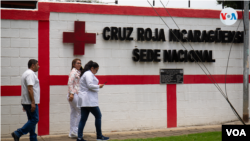 Fachada de la sede central de la Cruz Roja Nicaragüense, en Managua, Nicaragua. Foto: VOA