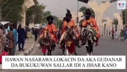 Hawan Nasarawa, jihar Kano a Najeriya, lokacin da aka gudanar da bukukuwan Sallar Eid el Fitr