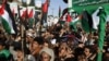 People protest in support of Palestinians in Gaza as the conflict between Israel and Hamas continues, in Sanaa, Yemen, Oct. 18, 2023.