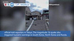 VOA60 World - Powerful earthquake struck western Japan