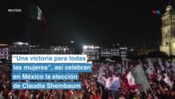 “Una victoria para todas las mujeres”, así celebran en México la elección de Claudia Sheinbaum