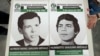 Carteles con las fotografías de los hermanos desaparecidos Alfredo y Humberto Sanjuán Arévalo. [Foto: Sergio Leon/Pixammo]