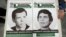 Carteles con las fotografías de los hermanos desaparecidos Alfredo y Humberto Sanjuán Arévalo. [Foto: Sergio Leon/Pixammo]