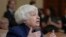 Menteri Keuangan AS Janet Yellen berbicara dalam rapat kerja dengan komite DPR AS di Gedung Capitol, Washington, pada 30 April 2024. (Foto: AP/Mariam Zuhaib) 