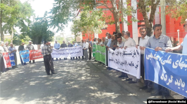 اعتراضات بازنشستگان مخابرات، دوشنبه ۱۱ تیر ۱۴۰۳