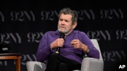 FILE - Jann Wenner discusses his book 'Like a Rolling Stone: A Memoir' Sept. 13, 2022, in New York.