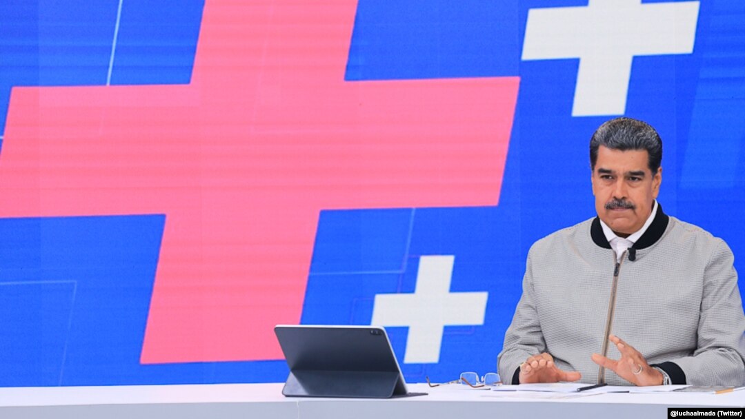 El presidente Nicolás Maduro durante el décimo segundo programa de "Con Maduro +" transmitido los lunes. 