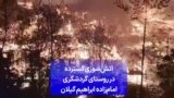 آتش‌سوزی گسترده در روستای گردشگری امام‌زاده ابراهیم گیلان
