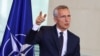 NATO Secretary General Jens Stoltenberg gestures during a press conference at the chancellery in Berlin, Germany, June 19, 2023. 