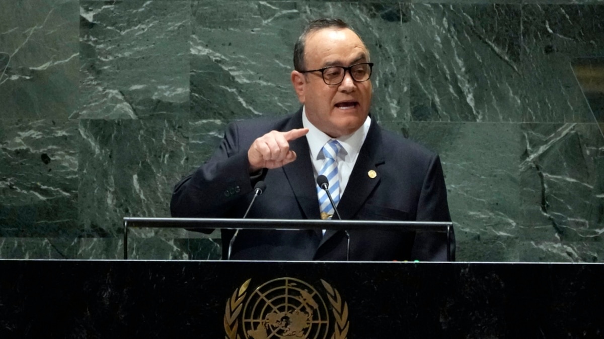 Guatemalteco Giammattei exige a la ONU el desarme nuclear del mundo y condena “exclusión” de Taiwán