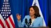 Vice President Kamala Harris gives remarks ahead of the one-year anniversary of the Biden administration's Inflation Reduction Act at McKinstry, Aug. 15, 2023, in Seattle. 