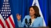 Vice President Kamala Harris gives remarks ahead of the one-year anniversary of the Biden administration's Inflation Reduction Act at McKinstry, Aug. 15, 2023, in Seattle. 