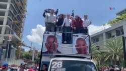 María Corina Machado lidera caravana opositora para reclamar por fraude en Venezuela