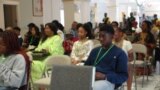 Des participants à la journée du Jeune africain à Washington, la capitale fédérale des États-Unis, le samedi 3 juin 2023. (Photo Nanythe Talani/VOA)