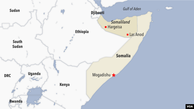 Somalia considers Somaliland, a self-proclaimed republic, still to be a part of its territory.