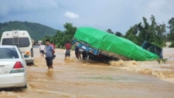 မြန်မာနိုင်ငံမှာ မိုးကြီးမြေပြိုမှုတွေကြောင့် သေကြေထိခိုက်မှုတချို့ရှိ
