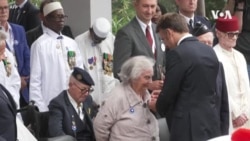 Hommage aux anciens combattants Francais et Africains du debarquement de Provence