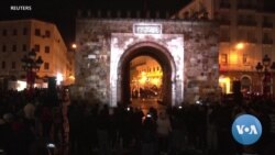 Tunisians Dazzled with Fire, Light Show