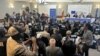 FILE - European Union election observer mission talks to reporters in Harare, Zimbabwe. (Columbus Mavhunga/VOA)