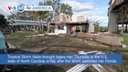 VOA60 America - Idalia knocks out power to nearly 500,000 customers in Florida and Georgia